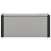 Grey Waste Bin Box 85 X 34 X 40 Cm