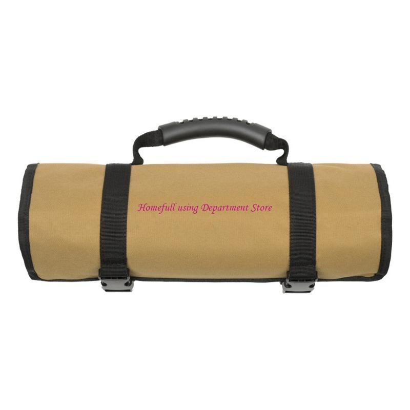 Heavy Duty Tool Roll Up Bag Waterproof Storage Tool for Mechanics Technicians and DIY Enthusiasts Tool Organizers