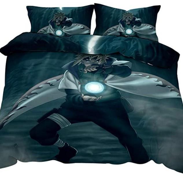Home Textiles Naruto Quilt Cover 3D Digital Printing Three-Piece Set