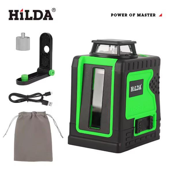 Nivelator Laser Mini de Înaltă Precizie cu 5 Linii, Lumină Puternică și Nivelă cu Apă cu 2 Linii