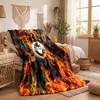 Venezia FC Football Print Flannel Blanket Soft Warm Sofa Bed Throw Blanket For Home Office Bedroom