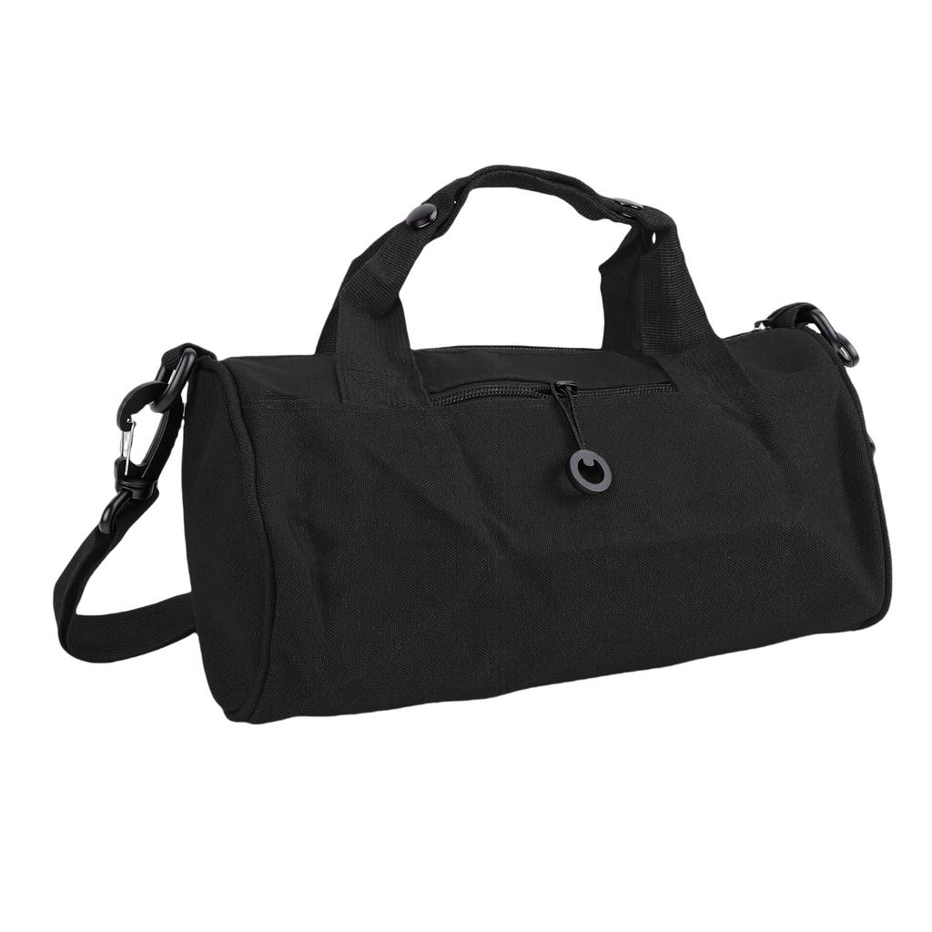 Small Gym Bag Stylish Water Proof Oxford Cloth Overnight Travel Bag for Outdoor Activity Business Trip Black
