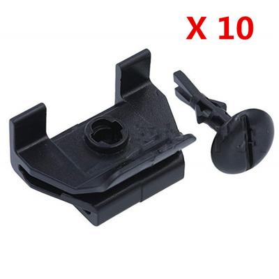 Pack Of 10 Sets Front Bumper Cover Clip &Amp; Pin Kit For Toyota Camry Corolla L Highlander Prius 53879-58010 47749-58010