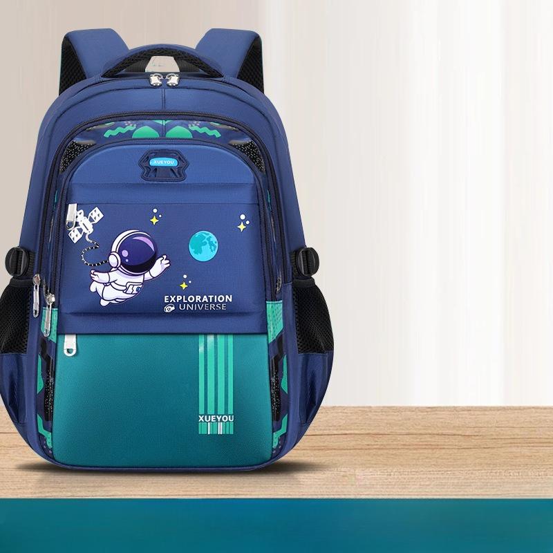 Cartable Élèves École Primaire 1-3-9e Année Enfants Grande Capacité Haute Valeur Ins Léger Sac à Dos Espace Garçon Sac à Dos