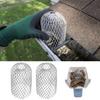 Rain Leaf Gutters Roof Guard Filters 3 Inch Expand Aluminum Strainer Stops Blockage Leaf Drains Debris Drain Net Gutter Cover