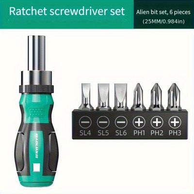 1PACK Multifunktionaler Kreuzschlitz-Mini-Schraubenschlüssel Schraubendreher Haushalt Arbeitssparendes Werkzeug
