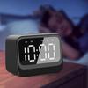 Ceas Digital cu Boxă Wireless Afișaj LED Ceas deșteptător Reîncărcabil cu Player Muzică MP3 pentru Persoanele care Dorm