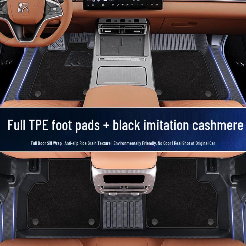 Yongjue TPE Floor Mats for BYD Han L - Full Coverage Car & Door Sill Accessories