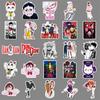 50 Bold Party Graffiti Stickers Personalized Cartoon Japanese Comics Decoration Mobile Phone Case Computer Notebook Stickers