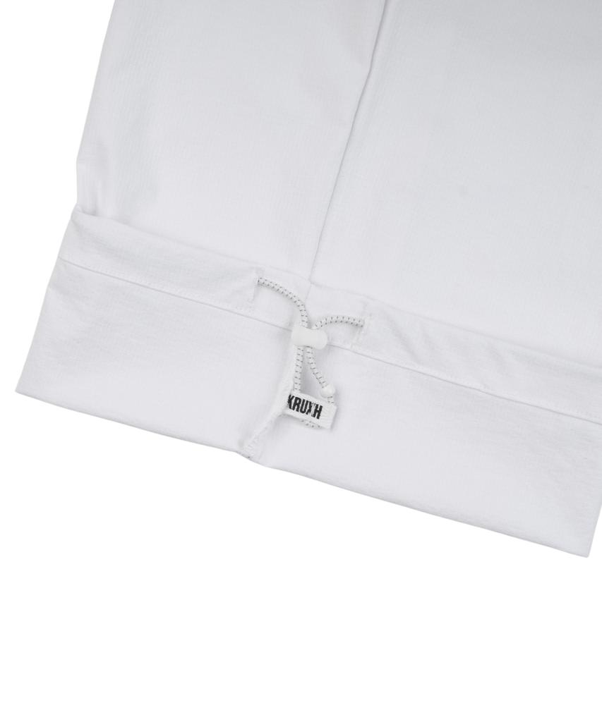 Keuleogsi Side Lace-Up Wide Pants Cloud White