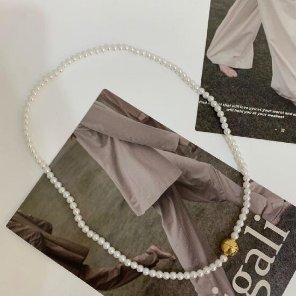 C S In The Room Nemo Pearl Gold Ball Bead neCklaCe One Color