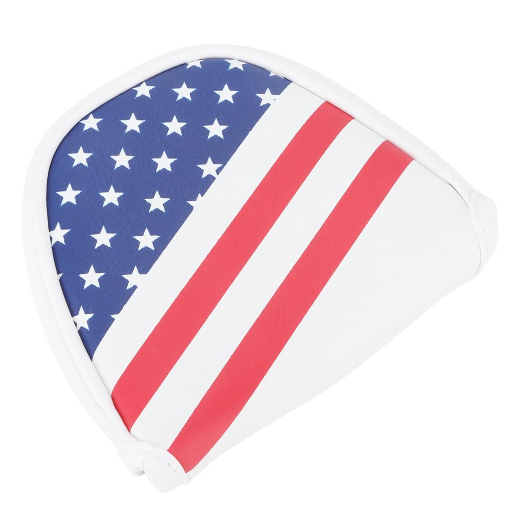 Waterproof PU Golf Mallet Headcover Center Putter Cover Protector with Magnetic Closure