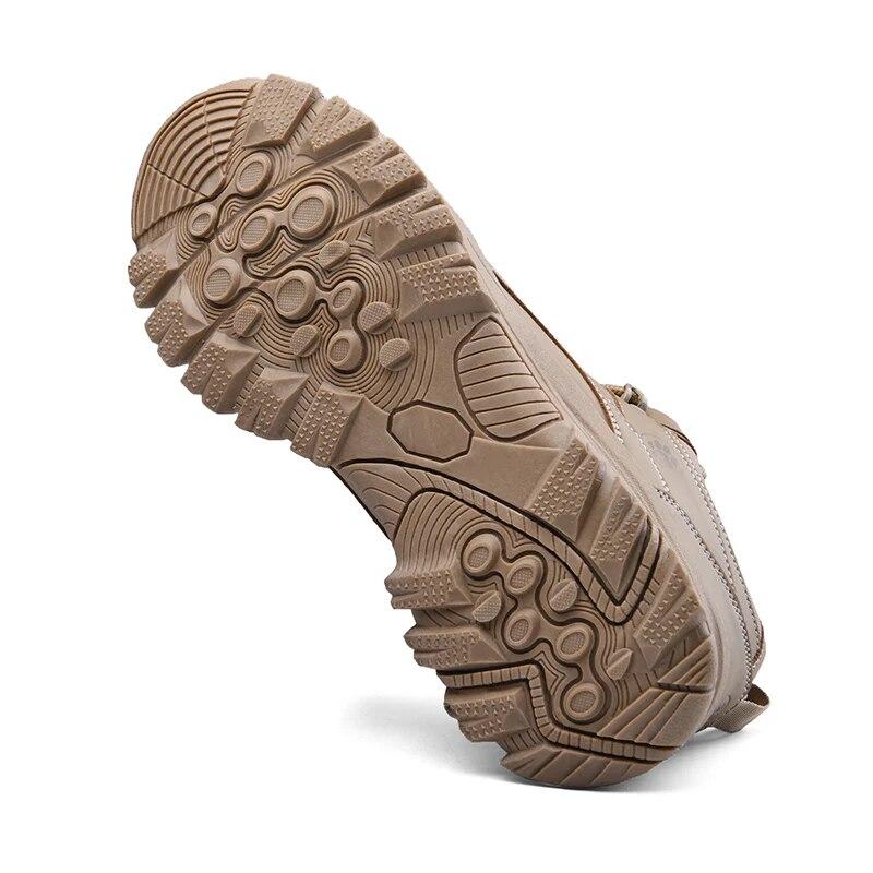 Men's Outdoor Hiking Shoes Slip Resistant Sneakers Off-Road Jogging Shoes