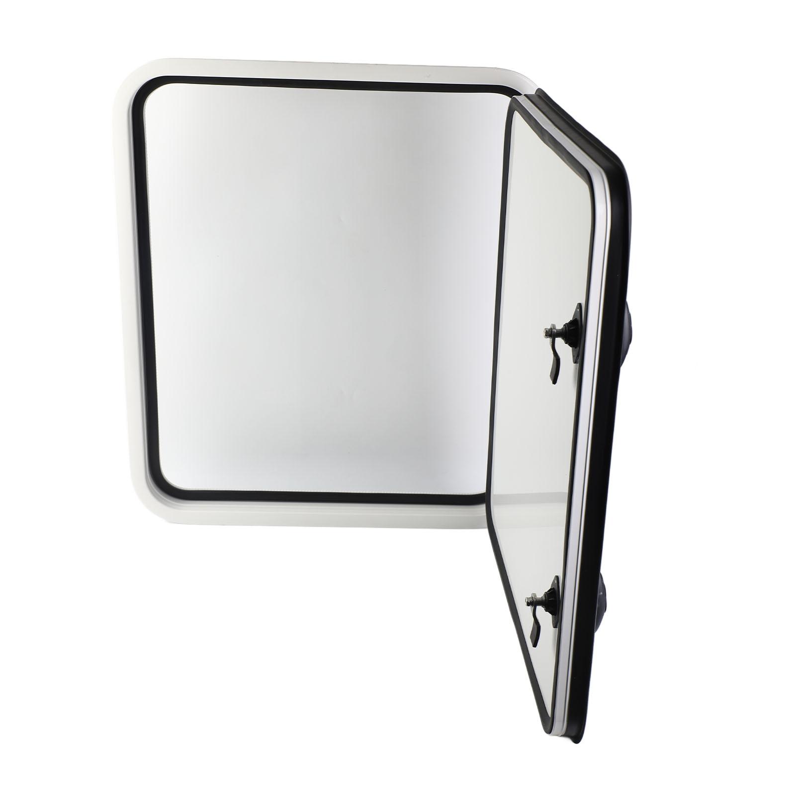 

Дверь для багажа в автофургоне, прочная, квадратная, с закругленными углами, дверь для хранения багажа с плоским замком и ключами