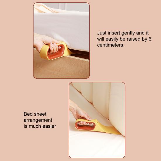 Mattress Lifter Bed Maker Tool Ergonomic Handle Mattress Riser Wedge Bed Sheet Tucker Tool Sheet Changing Mattress Lifting Tool