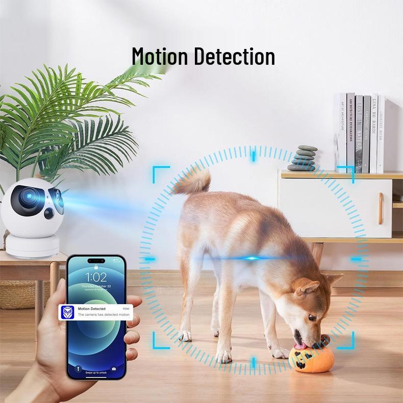 Wireless Dual-Lens Baby Monitor with Motion Detection & Alarm