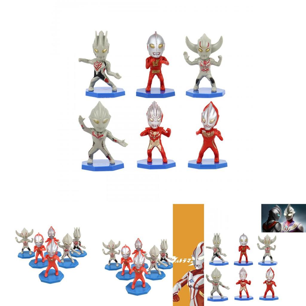 Figure Toys Ultraman Cake Topper Birthday Gift Baking Supplies Children Toddlers