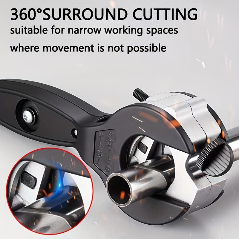 Ratcheting Tubing Cutter 8-29mm Universal Stainless Steel Copper Aluminium Ratchet Scissors Hose Cutting Hand Tools