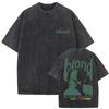 Washed Rapper Frank Vintage Oversized T Shirts Men Ocean Hip Hop Trend T Shirt Blond Pop Music Tshirts Male Fashion Streetwear