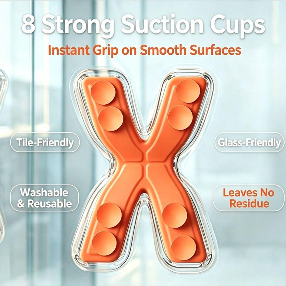 Foldable X‑Shaped Phone Holder Anti-slip Silicone Mobile Phone Bracket Car Dashboard