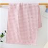 Pure Cotton Waffle Towel Gift Set - All-Cotton Soft Absorbent Towels Thickened Bath Towels for Daily Use & Perfect Gift Choice