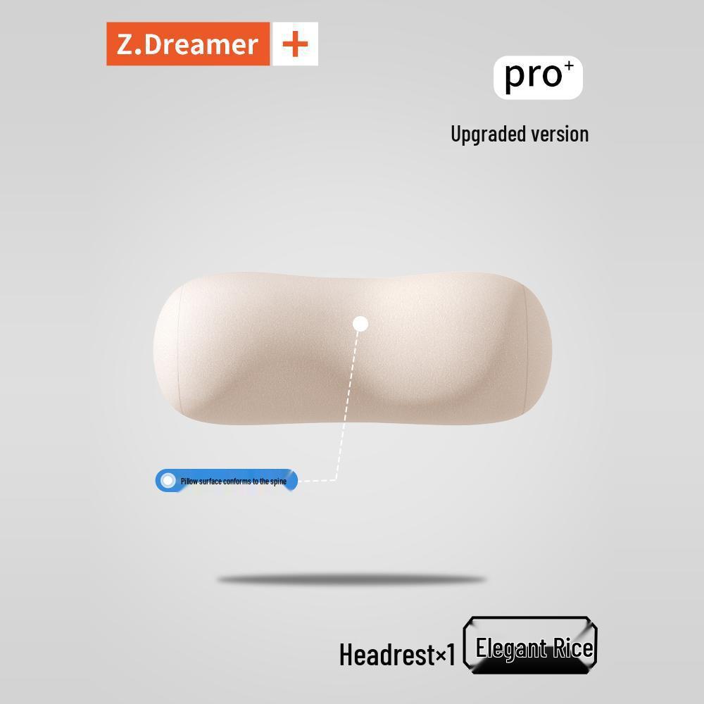 Car Headrest & Lumbar Support Set - Neck Pillow & Backrest Cushion for Drivers