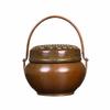Compact Copper Hand-Held Smoke Burner Classical Style with Domed
