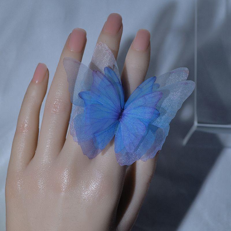 

Серия «Фея» Ремешок на руку Фантазийная шелковая пряжа Цветок на запястье Бабочка Бессмертный Оригинальный дизайн Браслет Ретро Китайский стиль Ремешок для переноски