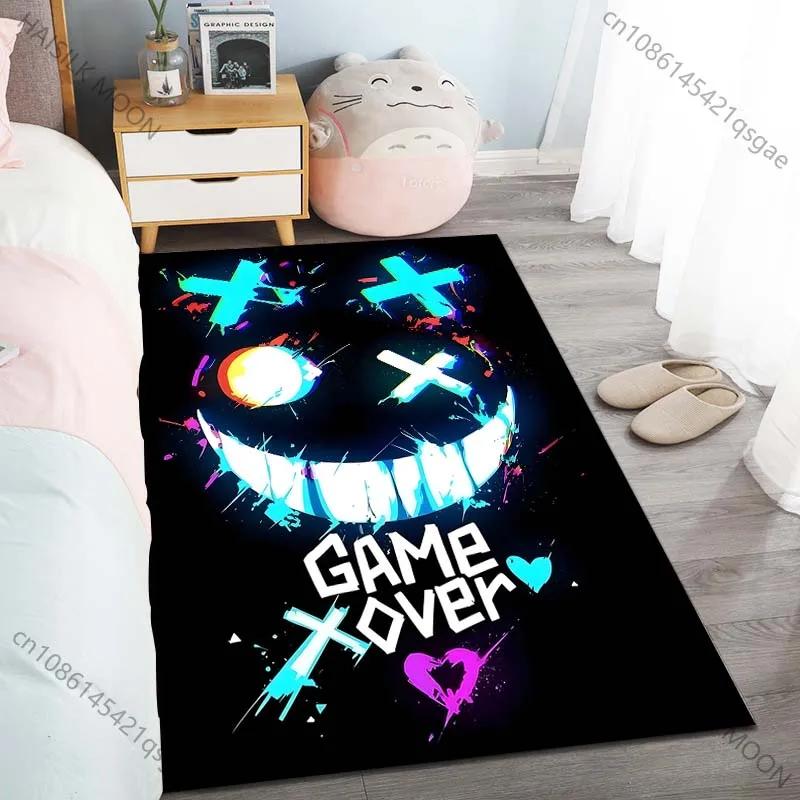 6 Styles Fashion Neon Graffiti Printed Carpet for Living Room Bedroom Home Decor Non-slip Floor Mat Modern Carpet Sofa Area Rugs