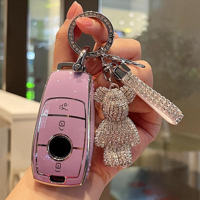 TPU Car Remote Key Case Cover Shell For Mercedes Benz A C E S G Class GLC CLA GLB CLE GLS W177 W205 W176 W213 W222 X167 AMG