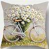 1/4pcs Floral Printed Pillowcases with Charming Scenes Sofa cushion cover home bedroom room decoration