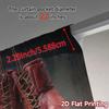 Set Of 2 Modern Flat Printing Curtains Without Rod Boxinggloves Pattern Yarn Decorations Outdoor Decorative Curtain Polyester