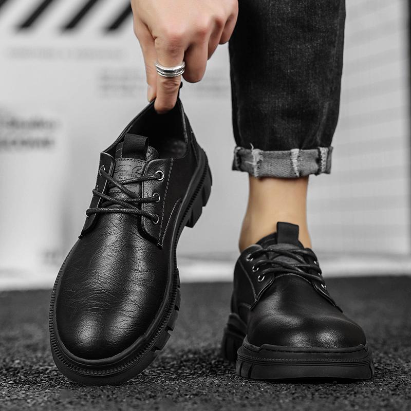 FashionMen's Oxfords shoes New Arrival Dress Shoes for Men Leather Classic Lace up Dress Casual Shoes men Classic Men Footwear Wedding