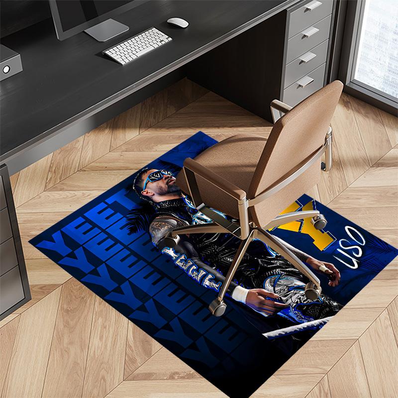 Jey Uso Yeet Printed Absorbent Washable Carpet,Non-Slip Bathroom Mats,Kitchen Rugs,Living Room Entrance,Camping Picnic Rugs