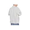 Letter Print Solid Color Lapel Single-Breasted Drop Shoulder Long Sleeve Jacket Men jackets Off-White LMT007807204596A