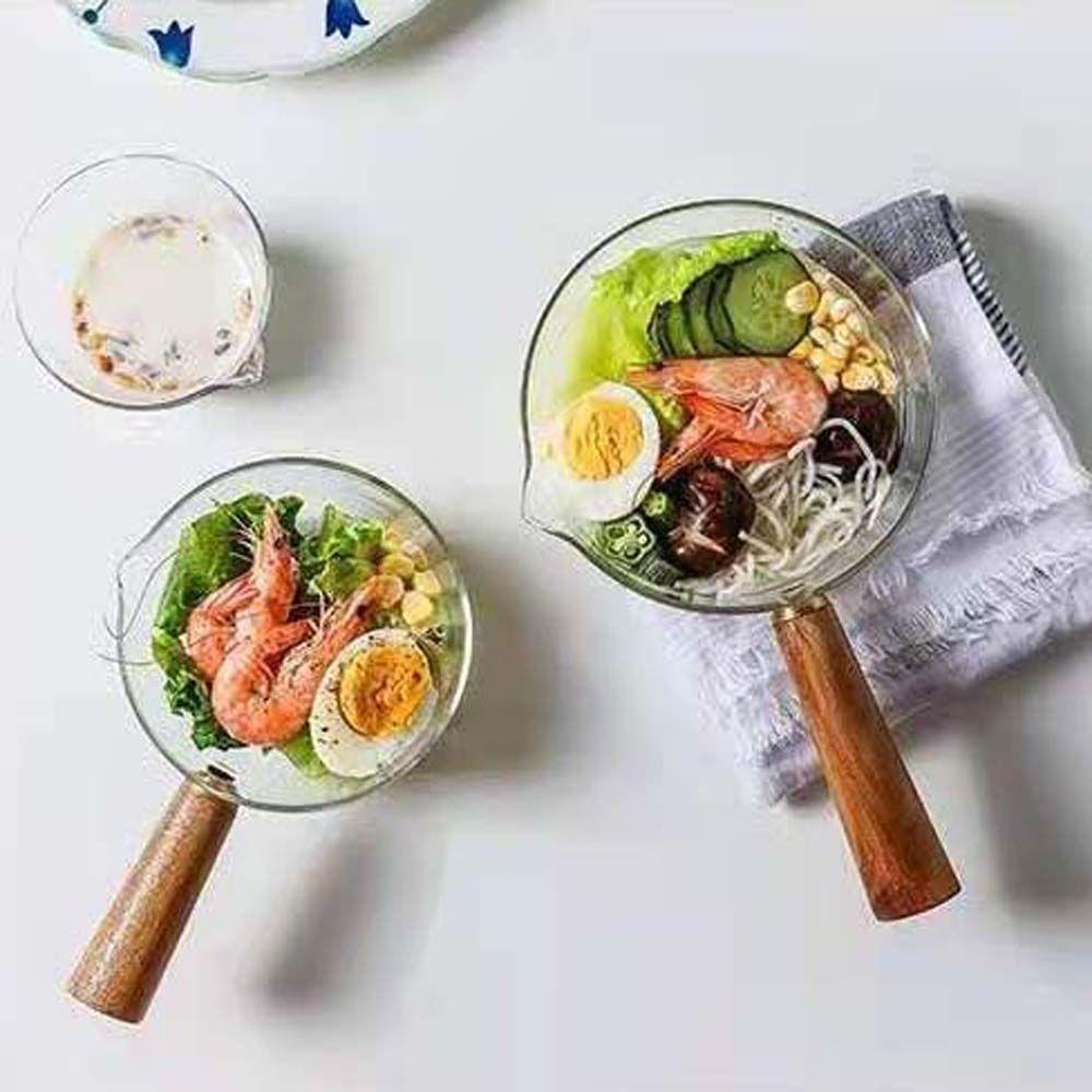 Glass Transparent Kitchen Accessories Household For Gas Hob Noodle Porridge Pot Cookware Cooking Pot Soup Pot