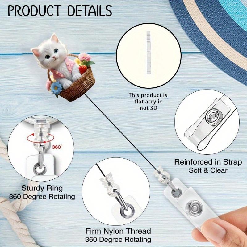 Fashionable Nurse Badge Scroll, a Fun Extendable Accessory for Medical and Education Professionals.