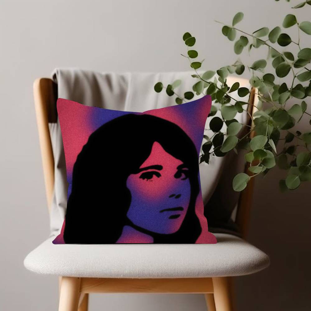 TV-Mädchen, das sich wirklich kümmert Kissen Geschenk Home-Office-Dekoration Schlafzimmer Sofa Auto Kissenbezug Hülle x