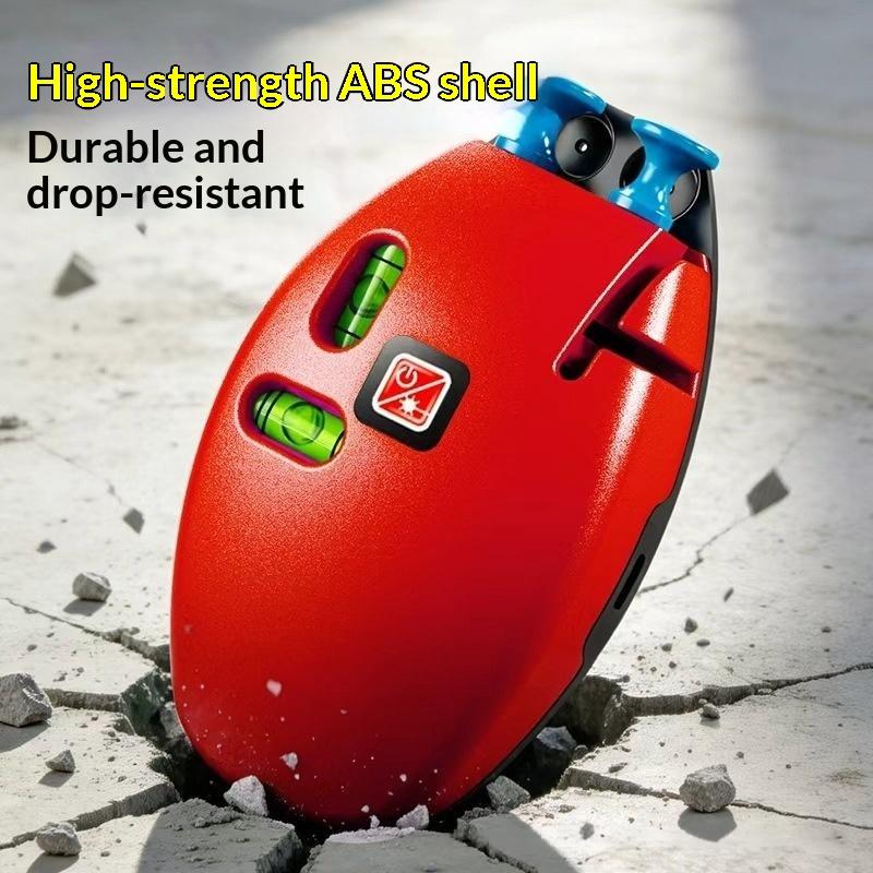 Mouse Shape Laser Level 90 Degree Right Angle Laser Line Level Strong Magnetic Base For Wall Hanging Construction Layout