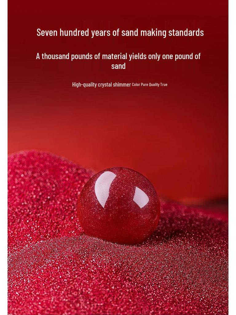 Jing Chunlan Handmade Cinnabar Red Sand Pixiu Bracelet