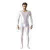 Body Sexy Uomo Colore Caramella Lucido Oleoso Modellante Macchia Liscio Trasparente Collant Elastico Leotard Fitness Abbigliamento da Cameriera