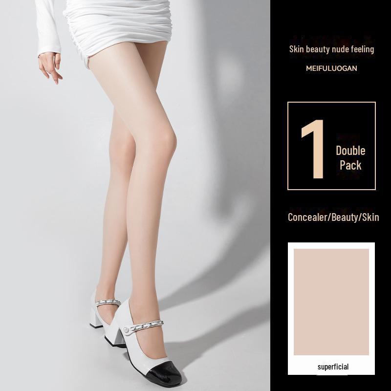 Autumn Women's Sheer Black Anti-Snag Pantyhose - Durable & Sexy for a Bare Legs Look