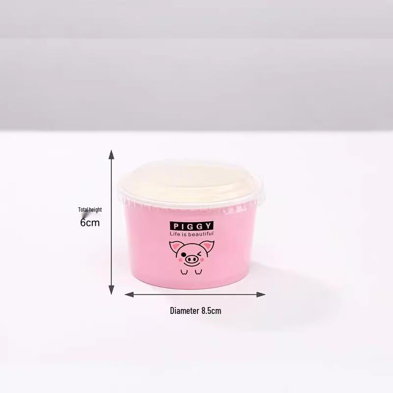 Одноразовые утолщенные бумажные стаканчики для мороженого