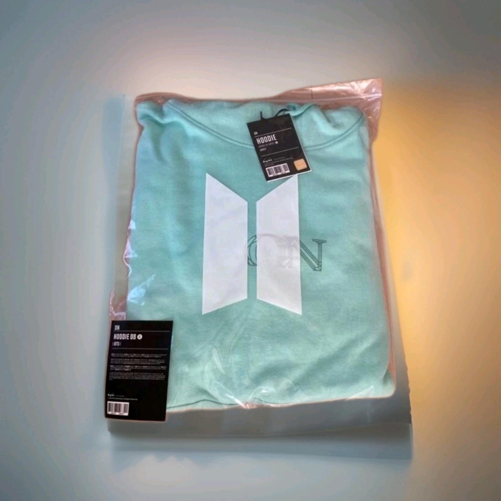 BTS Official ON 08 Hoodie Mint Green Size M Rare Limited FS