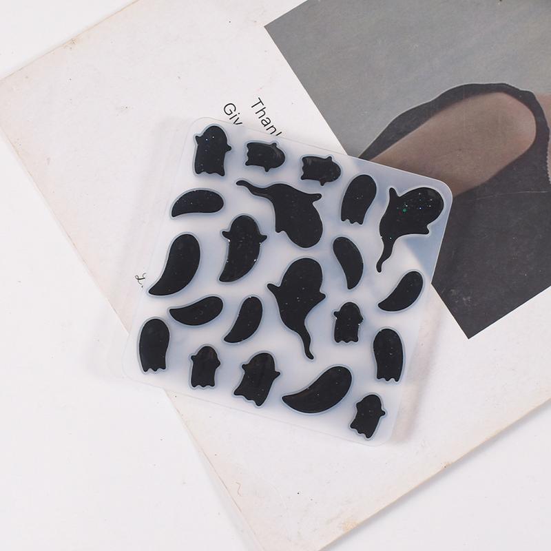 Geist Schlüsselanhänger Form Ohrring Anhänger Epoxidharz Silikonformen Epoxidharz Schmuckform Für Schlüsselanhänger Halskette Armband Schmuck