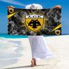 AEK FC Print Beach Towel, Large Soft Quick Dry Towel for Beach Camping Swimming