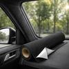 Rollo de Cuero Gamuzado Autoadhesivo, Vinilo para Interior de Coche para Reparación de Pilares A/B, Tejido de Tapicería Automotriz Antiarañazos, Pegatina de Recorte DIY