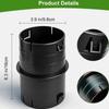 4-inch Pipe Internal Coupling Durable Drainage Adapter Fitting PVC Pipe Joint Corrugated  Boat
