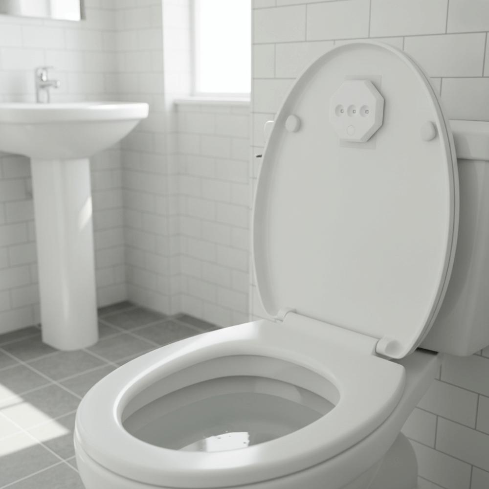 Wall-Mounted UV Toilet Sanitizer Hands-Free Toilet Sterilization Smart Toilet Cleaner  Travels