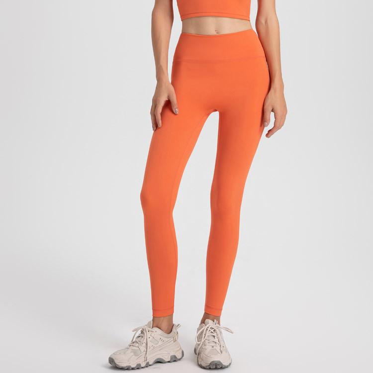 2025 Damen Cloud-Feel High-Waist Elastische Yogahose - Superweich, Hüftformend, Nude-Feel, Perfekt zum Laufen und für Sport